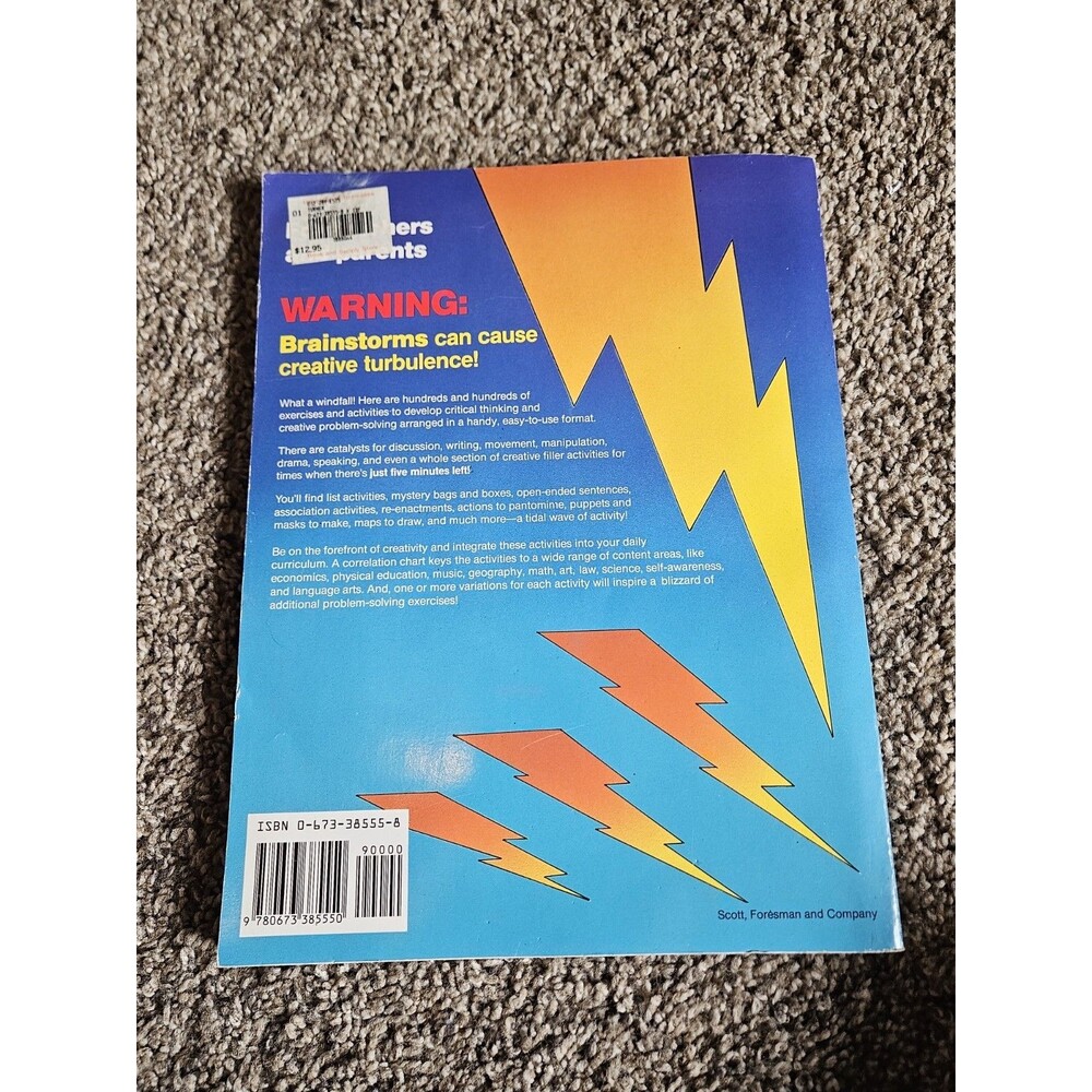 Brainstorms Workbook Creative Problem Solving Grades 4-6 - Picture 2 of 2